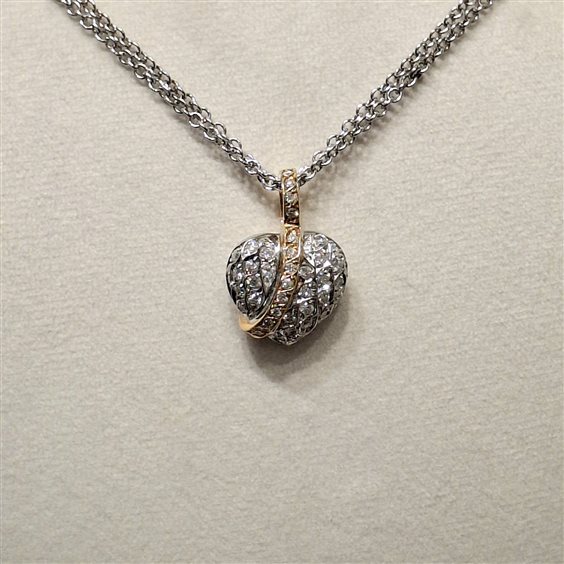 Collana Fanton Gioielli Donna COLLANE DIAMANTI in Oro Diamante 0.48 Ct COOR-227-52 - COOR-227-52